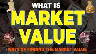 What is Market Value  Ways of finding the Market Value  market value of shares [upl. by Tnomel]