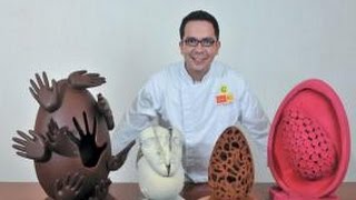 Escultura de chocolate con Jose Ramon Castillo [upl. by Naihs880]