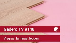 148 Visgraat laminaat leggen [upl. by Kassie]