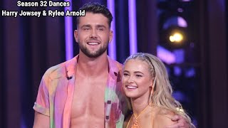 Season 32 Dances Harry Jowsey amp Rylee Arnold [upl. by Amliv]