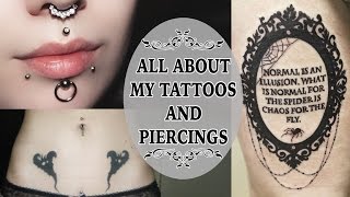 All About My Piercings amp Tattoos  Toxic Tears [upl. by Germayne]