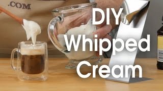 DIY whipped cream in 60 seconds [upl. by Eiahpets820]