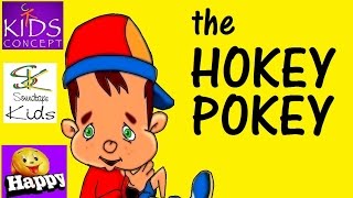 THE HOKEY POKEY with Lyrics [upl. by Hnao]