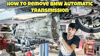 How To Remove BMW Automatic Transmission E90E92E82E60 [upl. by Friedlander]