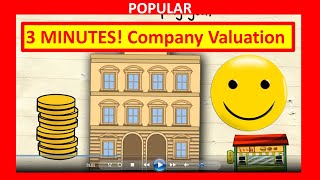 🔴 3 Minutes How to Value a Company for Company Valuation and How to Value a Business [upl. by Aivatal]