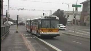 San Francisco MUNI Dieselbuses in 2000 [upl. by Htrap]