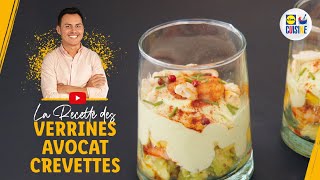 Verrines avocat crevettes  Lidl Cuisine [upl. by Arita180]