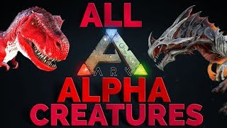 All ARK ALPHA DINOS Spawn Commands  PC Xbox PS4 [upl. by Inoek772]