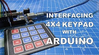 Arduino 4x4 Matrix Keypad Tutorial  Keypad library for Arduino [upl. by Inna]