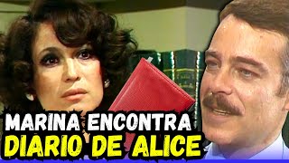 A Sucessora MARINA ENCONTRA DIARIO DE ALICE [upl. by Ryter]