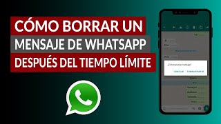 Cómo Borrar un Mensaje de WhatsApp Después del Tiempo Límite [upl. by Kohcztiy282]