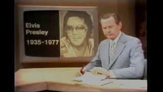 Elvis Presley News Report of his death  August 16 1977 [upl. by Cook]