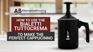 How to Use the Bialetti Tuttocrema Milk Frother [upl. by Madaras]