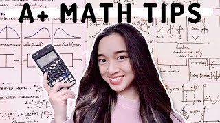 STUDY TIPS How to score A for Maths even with no talent  A Levels amp SPM [upl. by Garvy]