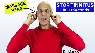 👂Stop Tinnitus Massaging 1 Ancient Master Point  Dr Mandell [upl. by Manella60]