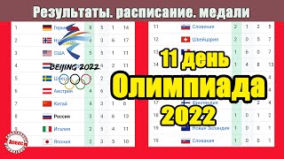 Олимпиада Итоги 11 дня Результаты Расписание Медальный зачёт Валиева – 1я [upl. by Dyke]