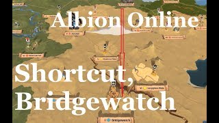 Albion Online  Caerleon to Bridgewatch fast almost safely [upl. by Ardnekan56]