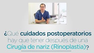 Rinoplastia Cuidados Postoperatorios [upl. by Aleakam687]