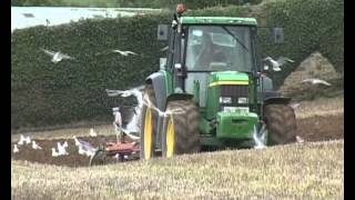 John Deere 6910 ploughing [upl. by Shiri]