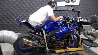 Yamaha R6 Dyno test Standard Ecu [upl. by Uy158]