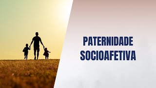 Paternidade socioafetiva [upl. by Aneekahs631]