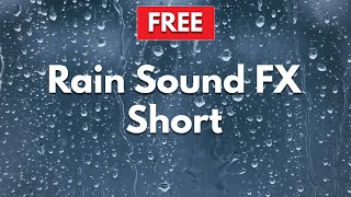 Rain Sound Effect Short 2 minutes ♪ [upl. by Siravat]