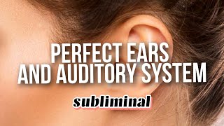 PERFECT EARS SHAPE Subliminal earwax removal heal tinnitus ear infection vertigo [upl. by Domash]