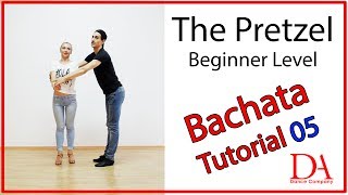 Bachata Tutorial 05 Pretzel  Beginners  by MariusampElena [upl. by Ruggiero619]