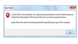 Logon failure  The User has Not Been Granted The Requested logon Type at This computer  Windows [upl. by Areehs]