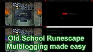 How to multilog in OSRS Old School Runescape MULTILOGGING OSBUDDY [upl. by Lady980]