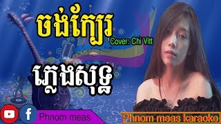 ចង់ក្បែរ Chi Vitt ភ្លេងសុទ្ធJong kbae karaokePhnom meas karaoke official [upl. by Curr977]