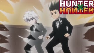 Gon amp Killua show their REN to Tsezguerra dub [upl. by Ecyaj]