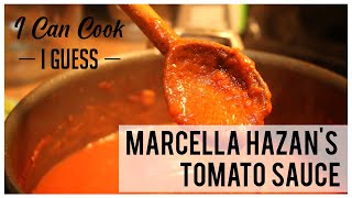 Isolation Essential Marcella Hazans Tomato Sauce  I Can Cook I Guess [upl. by Ymac]