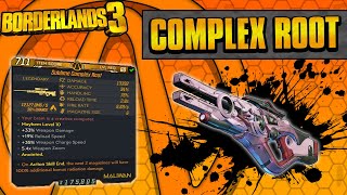 Borderlands 3  Complex Root Legendary Weapon Guide Insane Splash Rooting Bullets [upl. by Roobbie]