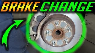 How to Change Front Brake Pads RAM 1500 [upl. by Verney]