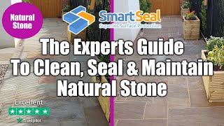 Natural Stone or Sandstone Patios Cleaning Sealing and Maintaining HOW TO Experts Guide [upl. by Pearson]