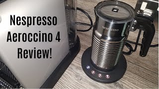 Nespresso Aeroccino 4 Milk Frother Review  Worth upgrading from the Aeroccino 3 [upl. by Donal847]