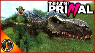 Becoming a Professional TRex Slayer  theHunter Primal [upl. by Hartwell936]