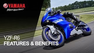 Yamaha YZFR6 Features amp Benefits [upl. by Nosrac]