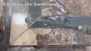 How to Clean Sandstone Pavers [upl. by Maribeth]