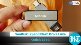 SanDisk iXpand Flash Drive Luxe Quick look [upl. by Ellimak]