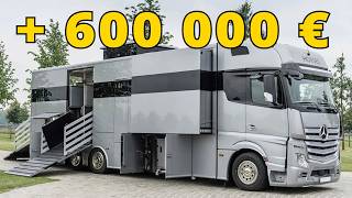 600 000 € pour un CAMPINGCAR de LUXE  😮 [upl. by Ydrah]