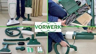 Vintage Vorwerk VK121 Vacuum Cleaner amp Tools Unboxing amp First Look [upl. by Ettennaej]