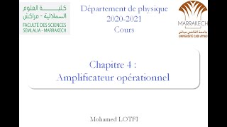 Cours  Amplificateur opérationnel part2 [upl. by Etna223]