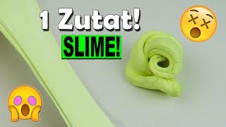 Patafix SLIME aus 1 ZUTAT ohne Kleber und Kontaktlinsenlösung [upl. by Ahsennod603]