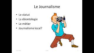 Le journalisme [upl. by Punke]