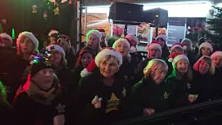 WHAT CHRISTMAS MEANS TO ME Rock Choir at Birkdale Lights Switch On 1st December 2024 [upl. by Onid31]