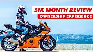 2020 Yamaha R6 Review Six Month Ownership Experience 👍👎 [upl. by Assirol654]