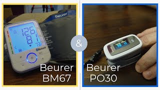 Beurer BM67 Blood Pressure Monitor amp PO30 Pulse Oximeter Review [upl. by Atiuqer]