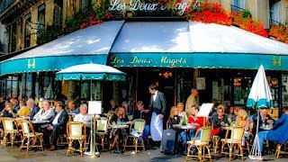 Dining At Cafe Deux Magots SaintGermaindesPres Paris [upl. by Wivina]